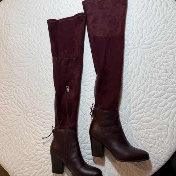 Rudsak Brasil Over-the-Knee Leather & Suede Boots size 39 - Picture 3 of 16
